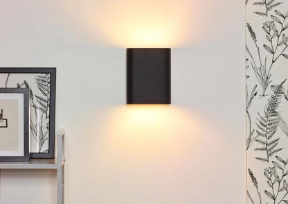 Lucide OVALIS - Wandleuchte - 2xE14 - Schwarz MDRLED