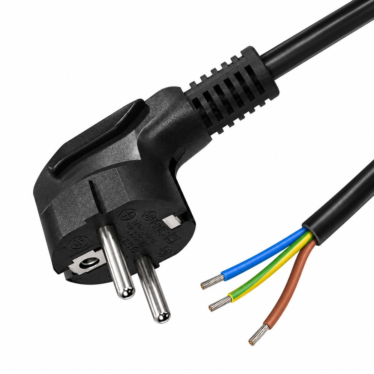 Verbindungskabel 1,5 m Euro 3 x 0,75 mm² weiß MDRLED®