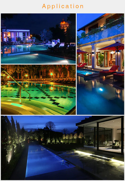 MiBoxer SYS-RW1 LED Zwembadlamp 15W RGB+CCT IP68 | 1100lm | 24V | RVS | Smart