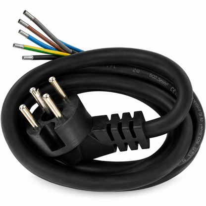 MDRLED® Perilex Kabel 5×2,5mm² 2m | H07RN-F | Zwart