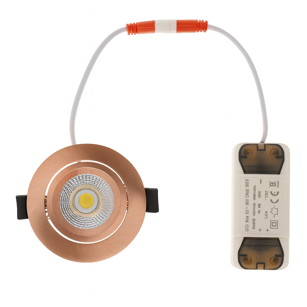 LED-Einbaustrahler Slim-Fit 5W Dimmbar Kupfer 2700K/3000K MDR LED®