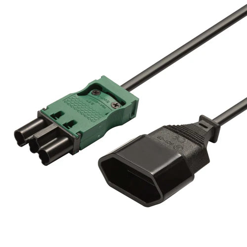 3-SWP MALE NAAR EURO VERLOOPSNOER | 1.5 METER | 3x1.5mm² | GST18® COMPATIBLE