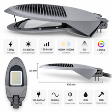 ED Straatlamp 120W | 14.400lm | 75° | IP65 | Aanbieding
