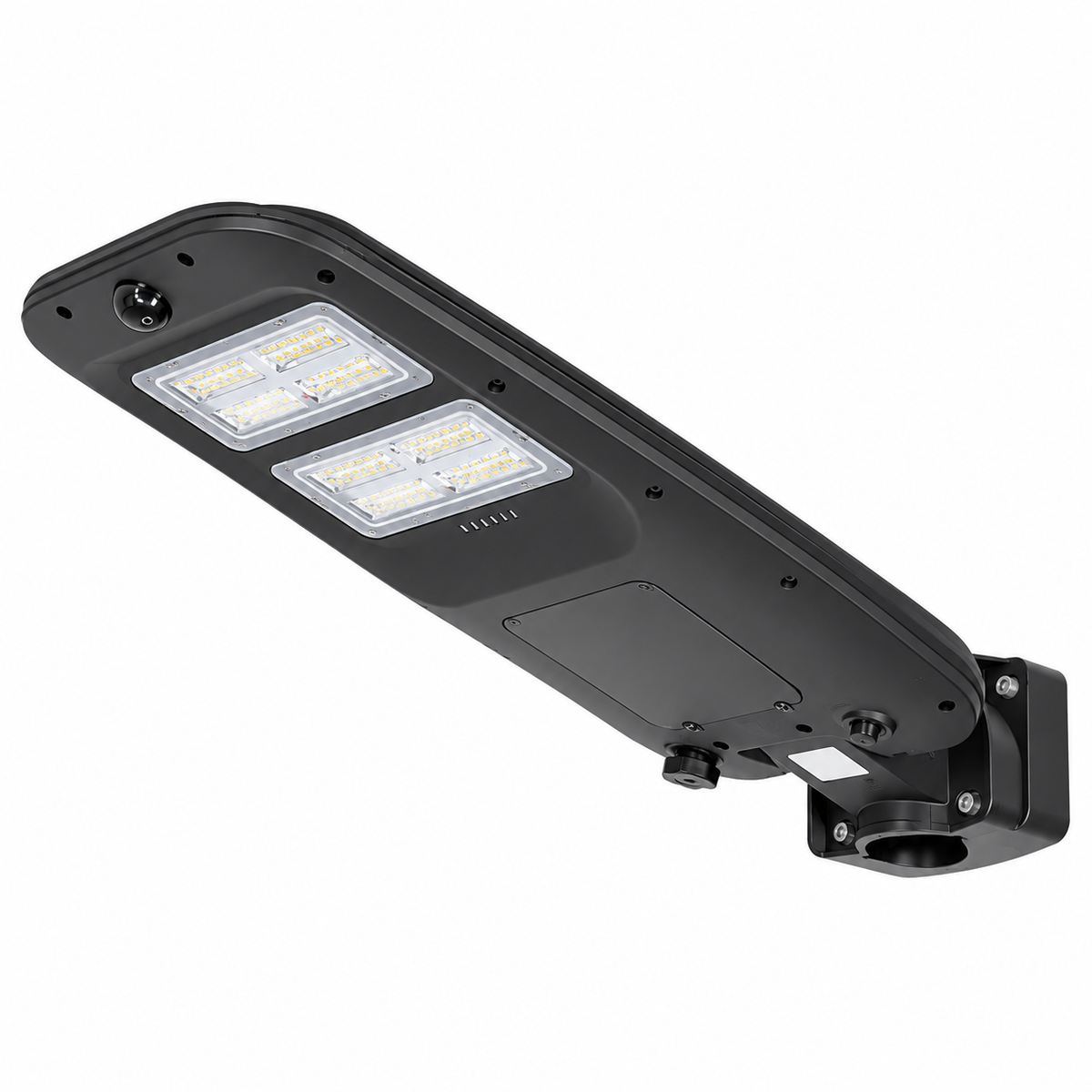LED solar straatlamp | 1800lm | 6000K | PIR + daglichtsensor | IP65 | Incl. muursteun