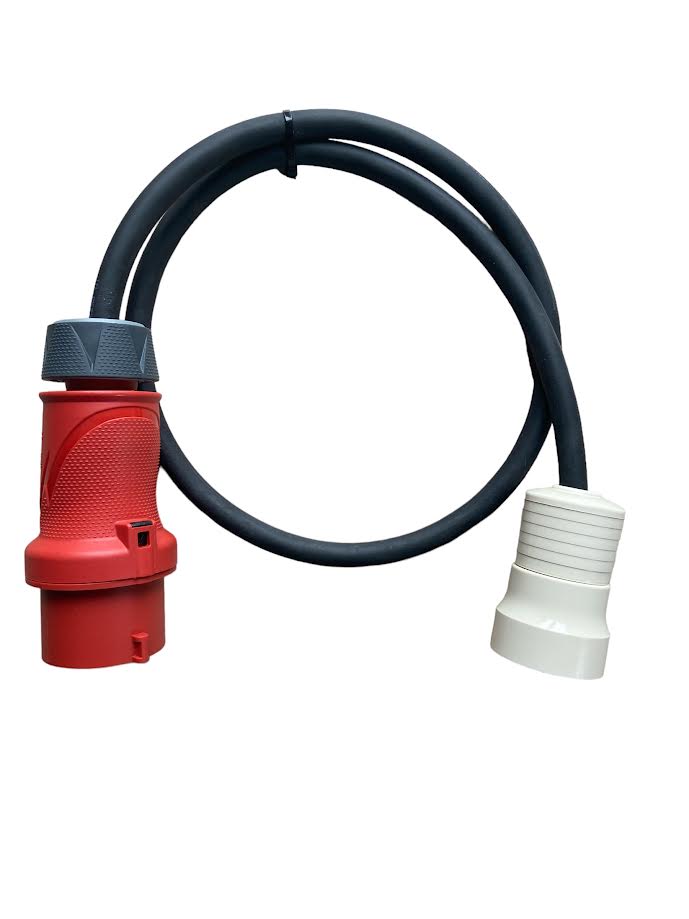Kopp Perilex stekker haaks 16A 400/230V wit Kopp Perilex stekker haaks 16A 400/230V wit