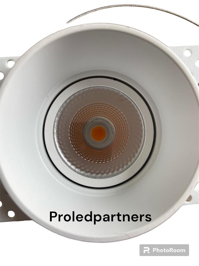 PROLEDPARTNERS Led spot mat wit trimless kantelbaar 0-10v Dimbaar 10 WATT