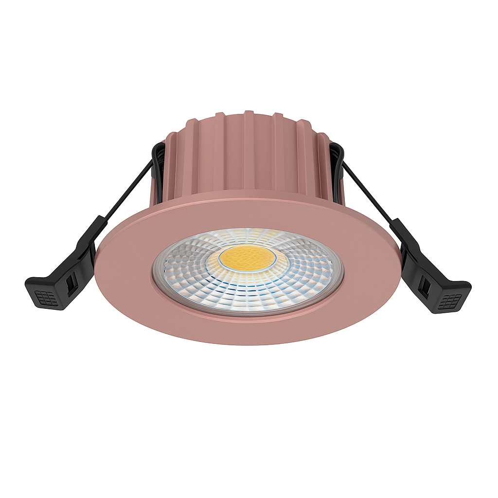 LED Inbouwspot Koper 6W  Dimbaar  IP65  CCT-Schakelaar  MDRLED®