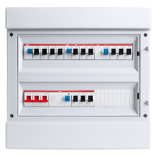 ABB Groepenkast IP65 | 12 Groepen + 1 Krachtgroep | 3-Fase | Compleet Bedraad