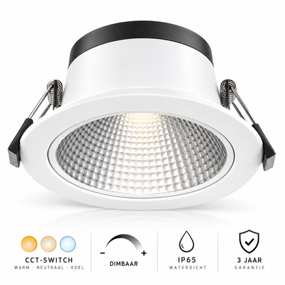 LED downlight | 6–12W | CCT | Dimbaar | IP54 | Ø150mm