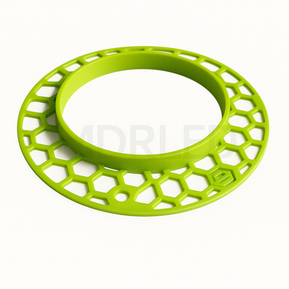 stucframe voor inbouwspots – gatmaat 76 mm, buitenmaat 125 mm