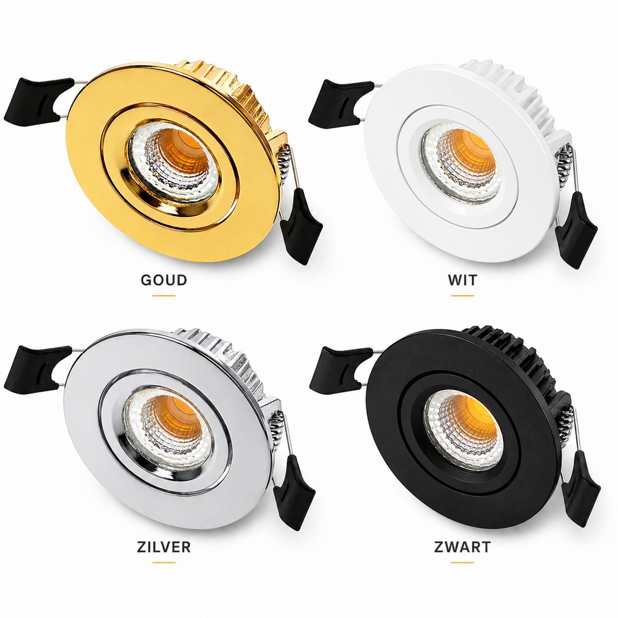 MDRLED Slim-Fit LED Inbouwspot 5W  Ø55  Dimbaar IP65  CCT-Switch  Wit  MDRLED®