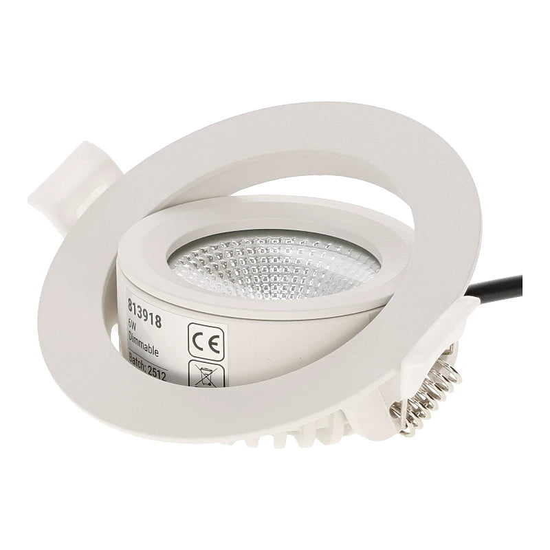 SLIM-FIT 5W Dim to Warm PRO Einbaustrahler in Weiß MDRLED®