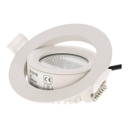SLIM-FIT 5W Dim to Warm PRO Einbaustrahler in Weiß MDRLED®