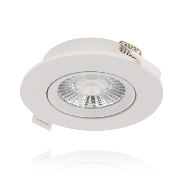 LED Inbouwspot  Led driver 6W Dim to Warm ZWART,WIT,CHROOM ZILVER, 2000K-3000K  PROLEDPARTNERS