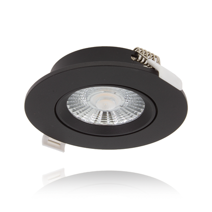 LED Einbaustrahler 6W Dim to Warm SCHWARZ, WEISS, CHROM SILBER, MDRLED® 