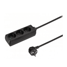 DREIFACH-TISCHSTECKDOSE 3M SCHWARZ MDRLED®
