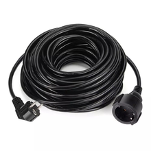 Verlängerungskabel 5 Meter (3x 1,50 mm², Schwarz) 3600 Watt MDRLED®