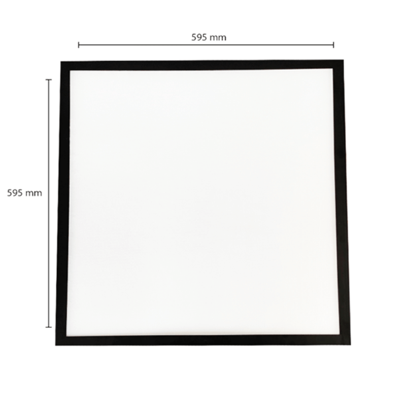 PROLEDPARTNERS BACK-LIT PANEEL  60X60  30W  ZWART  WHITE SWITCH 3000K, 4000K, 5000K