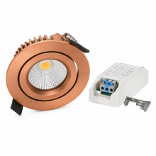 Oprawa punktowa LED SLIM-FIT 5W, ściemniana, miedziana, 2700K/3000K, MDR LED®