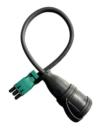 Verloopstekker 230V naar Female Stekker GST18®/3 Zwart 0.5m MDRLED®