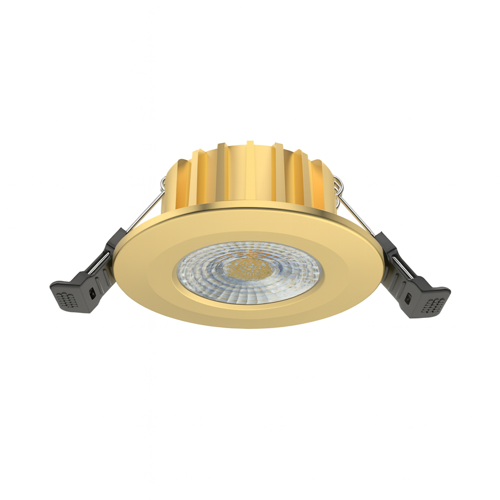 LED Inbouwspot Messing 6W | Dimbaar | IP65 | CCT-Schakelaar | MDRLED® | 5 Jaar Garantie