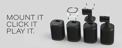 Pontis 3-Phase Audio Adapter Zwart | Voor Sonos One & One SL | Railmontage