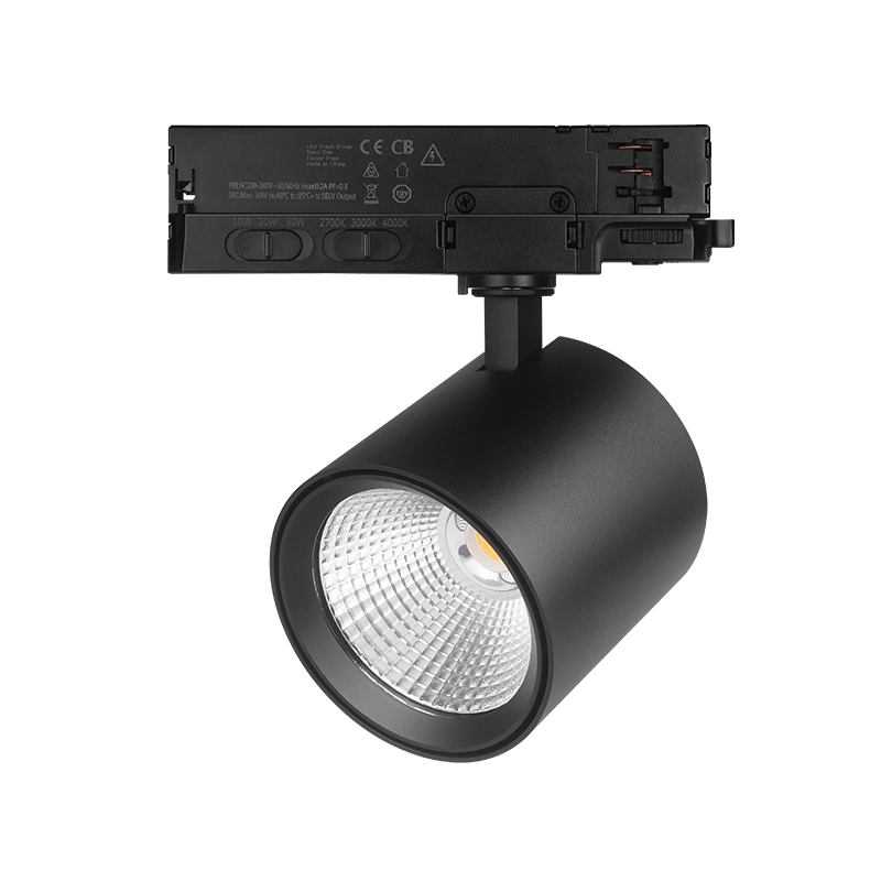 3-Fase Railspot | Zwart | 10W–30W | Dimbaar | CCT Switch | MDRLED®