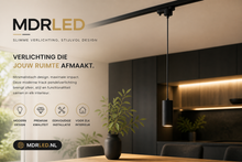 1-FASE HANGLAMP  GU10 FITTING ZWART MDRLED®