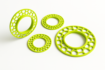 Randbeschermer / Stucframevoor inbouwspots – Gatmaat 50 mm, Buitenmaat 80 mm