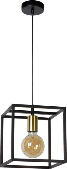 Lucide RUBEN Pendelleuchte – 1xE27 – Schwarz MDRLED