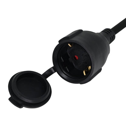 CAMPING STECKER ADAPTERKABEL MIT KINDERSCHUTZ 40CM bis 3600 Watt MDRLED®