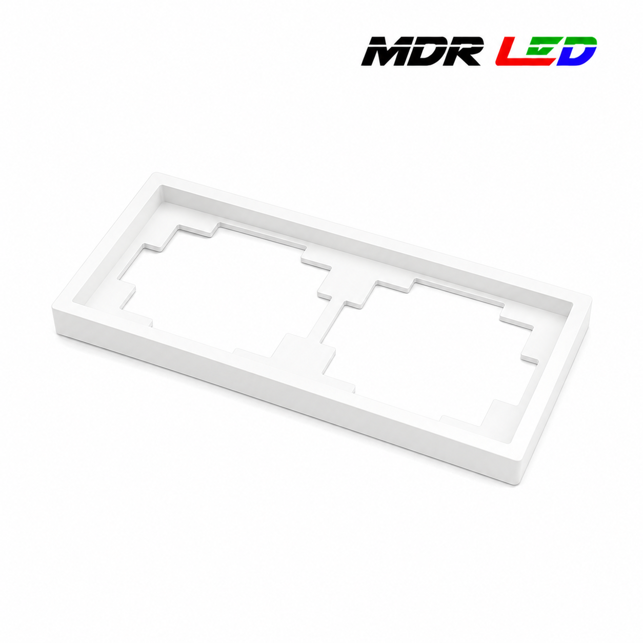 Afdekraam Wit/Zwart  1 t/m 4-Voudig MDRLED