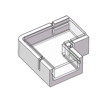 LEDstrip L-Connector 8mm | MDRLED® | IP65 | Single Color | Per 10 Stuks