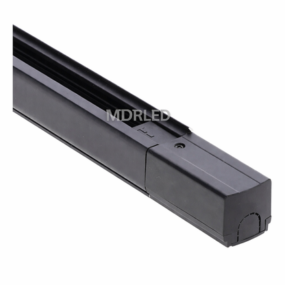 3-Fase Spanningsrail Zwart en Wit 1–10m | Inclusief Power Connector