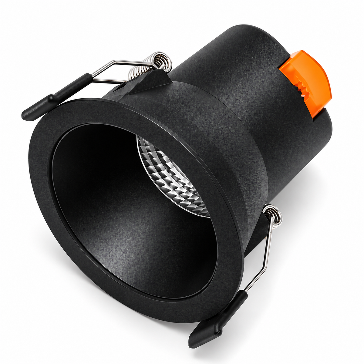 LED Inbouwspot Mira 6W – Zwart – 4000K – Dimbaar – IP44