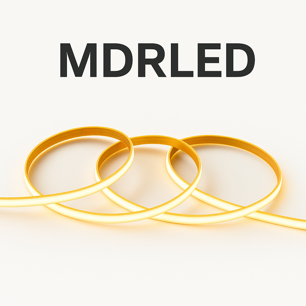 COB LED strip 24V IP20  2700K  5M  10W/M  Vrij Knipbaar  MDRLED®