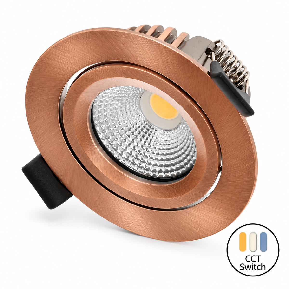 MDRLED® Slim-Fit LED Inbouwspot 4/6W | CCT | Koper | Dimbaar