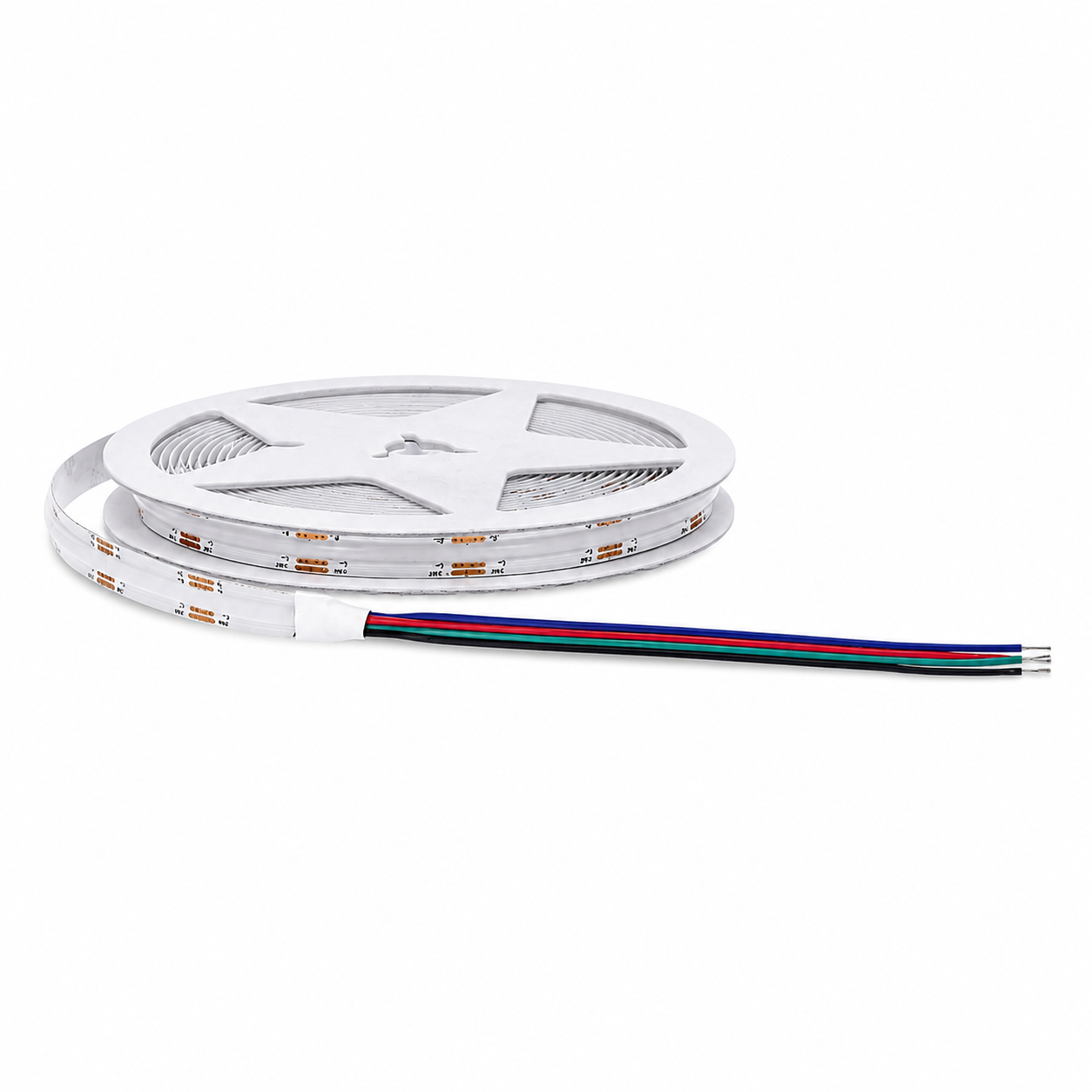 MDRLED® RGB COB LED Strip 24V IP65 5M 16W/M Dimbaar