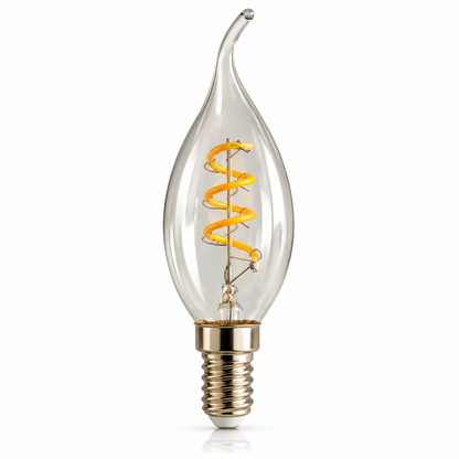LED Kaarslamp E14 2W – 2400K – Dimbaar – 10 Stuks