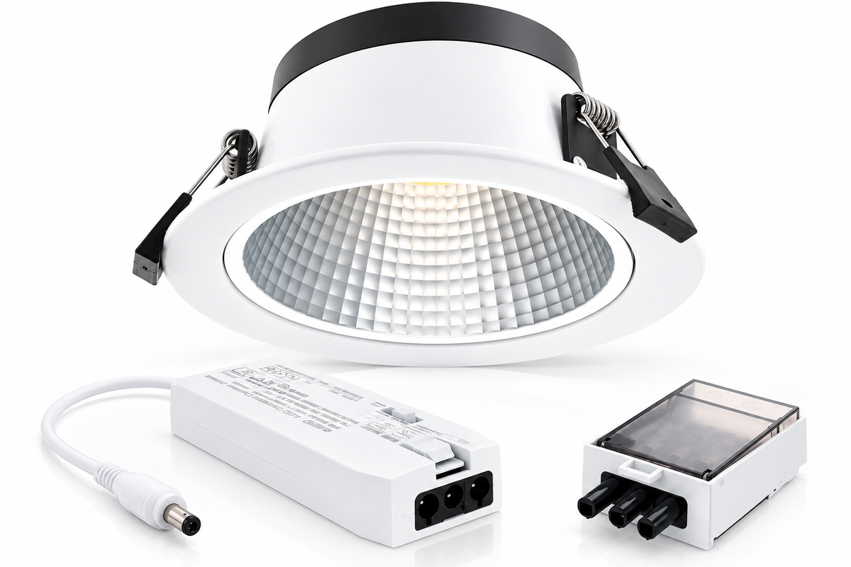 LED downlight | 6–12W | CCT | Dimbaar | IP54 | Ø150mm