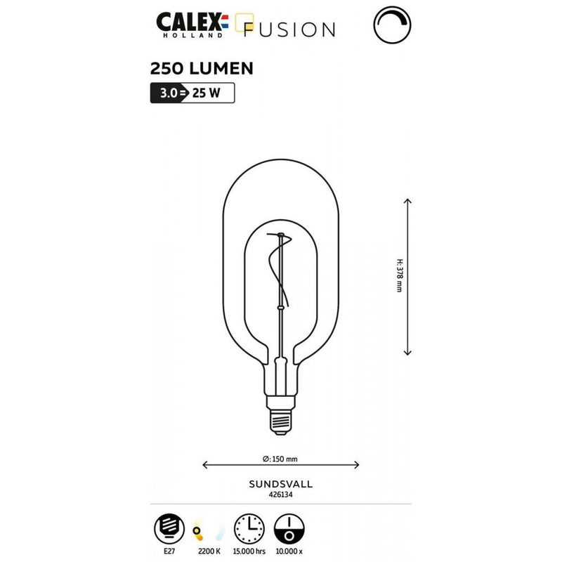 Calex LED globe Sundsvall E27 4W 250LM dimbaar MDRLED