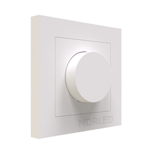Enkele Dimmer Afdekplaat – Wit (RAL 9003) – MDRLED®