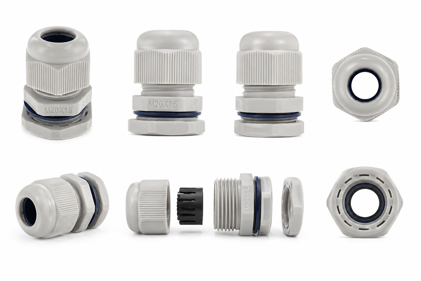 Kabelwartels IP68 M16  M20  M25  M32 voor Professionele Installaties.