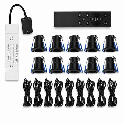 MDRLED® LED Inbouwspots 3W | 10 Stuks | 2700K | IP65