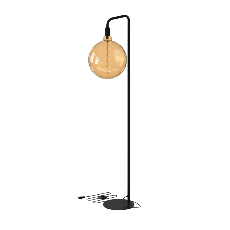 Calex U-Line Vloer Lamp - E27 - Zwart MDRLED