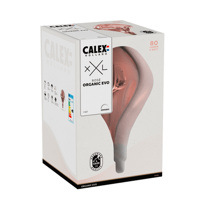 Calex XXL Organic EVO Lampa LED Rose E27 6W Ściemnialna MDRLED®