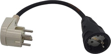 Wtyczka adaptera Perilex czarna długość 0,5 do 10 metrów, do 16A 230V Contra MDR LED®