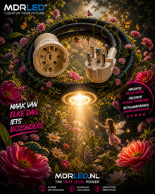 PERILEX  KOPPELSNOER  RUBBERE 16A   9000Watt  3 meter    MDRLED ®