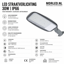 LED Straßenlaterne MDRLED® – 30 Watt