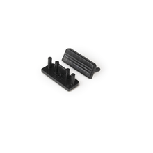 END CAP ZONDER KABELOPENING ZWART  10MM  20 STUKS MDRLED®